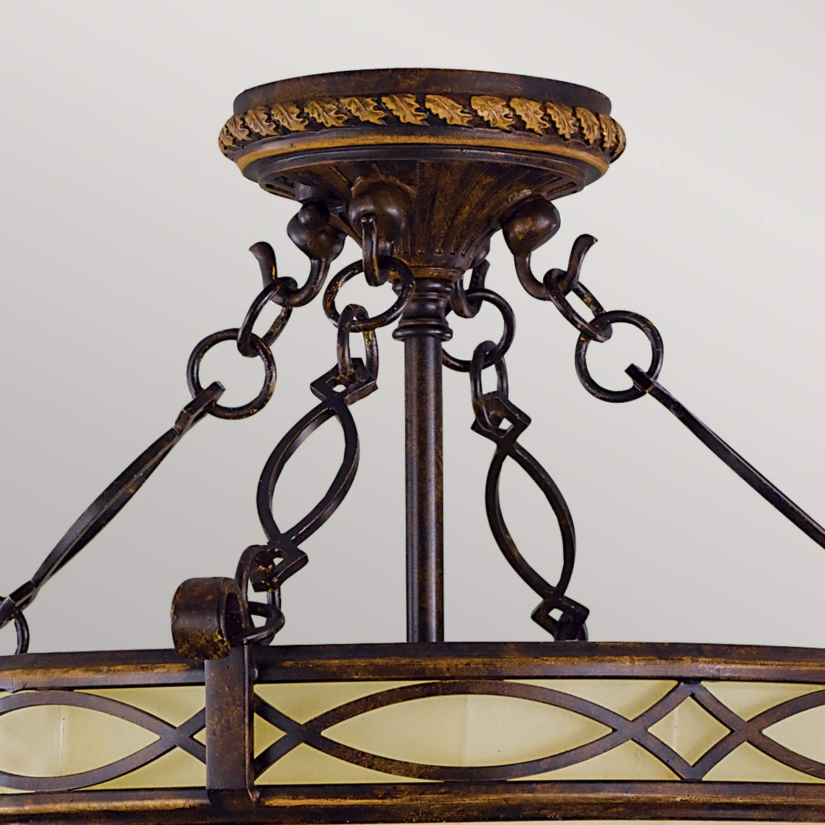 Feiss Ceiling Semi-Flush from the Drawing Room range. Drawing Room 2 Light Flush Product Code = FE-DRAWING-ROOM-SFC