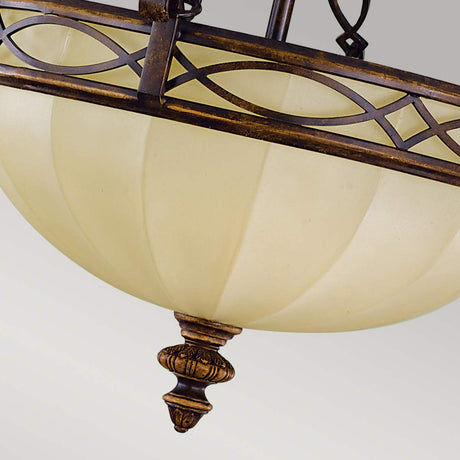 Feiss Ceiling Semi-Flush from the Drawing Room range. Drawing Room 2 Light Flush Product Code = FE-DRAWING-ROOM-SFC