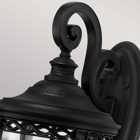 Feiss Outdoor Wall Light from the English Bridle range. English Bridle 3 Light Large Wall Lantern Product Code = FE-EB2-L-BLK
