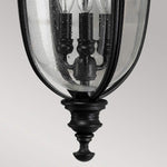 Feiss Outdoor Wall Light from the English Bridle range. English Bridle 3 Light Large Wall Lantern Product Code = FE-EB2-L-BLK
