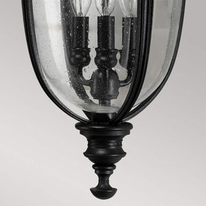 Feiss Outdoor Wall Light from the English Bridle range. English Bridle 3 Light Large Wall Lantern Product Code = FE-EB2-L-BLK