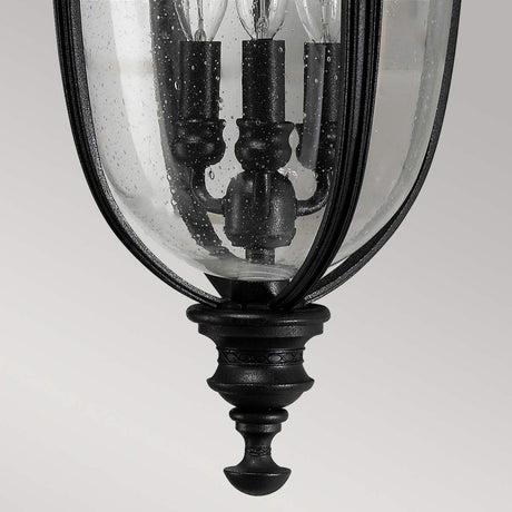 Feiss Outdoor Wall Light from the English Bridle range. English Bridle 3 Light Large Wall Lantern Product Code = FE-EB2-L-BLK