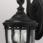 Feiss Outdoor Wall Light from the English Bridle range. English Bridle 3 Light Medium Wall Lantern Product Code = FE-EB2-M-BLK