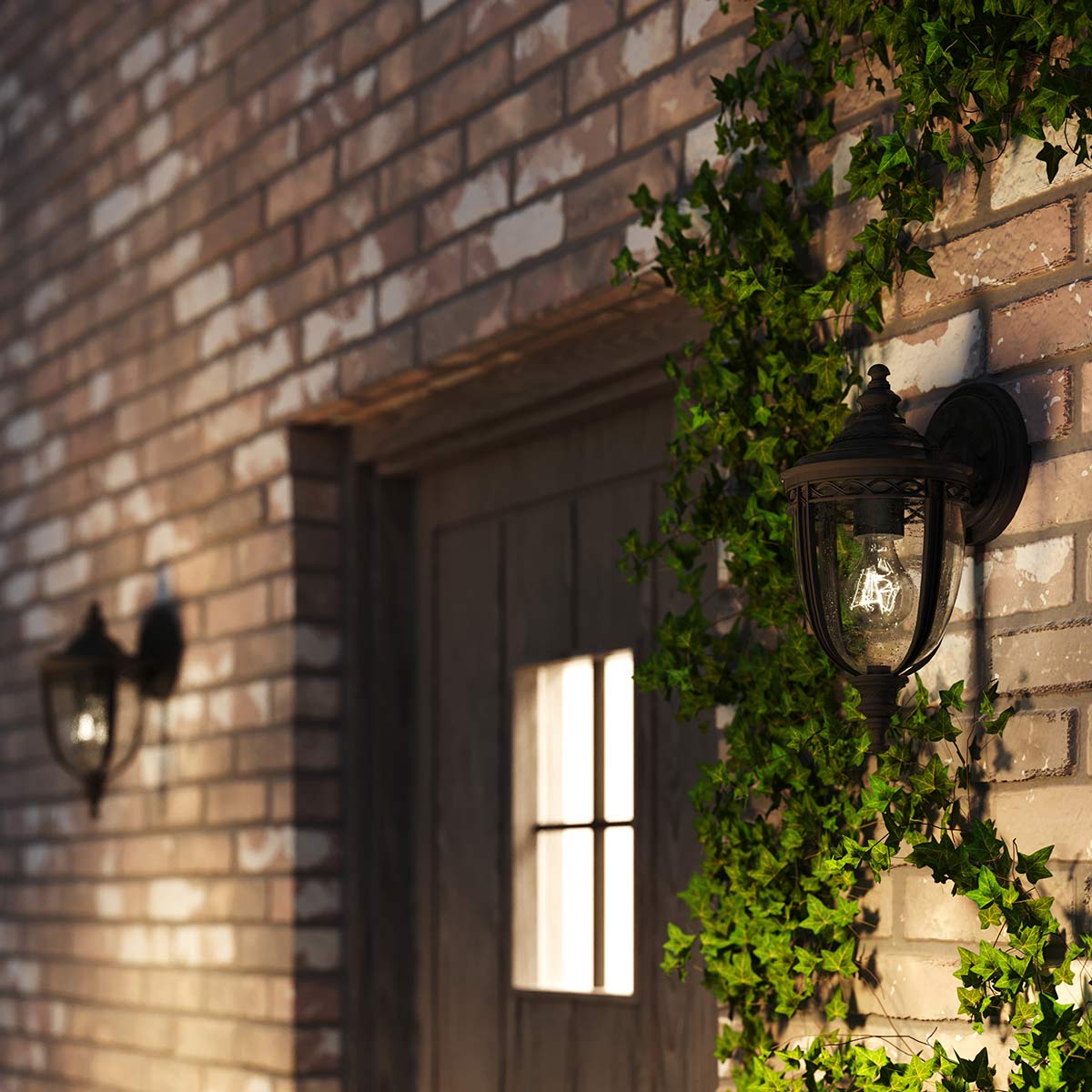 Feiss English Bridle 1 Light Small Wall Lantern FE-EB2-S-BLK