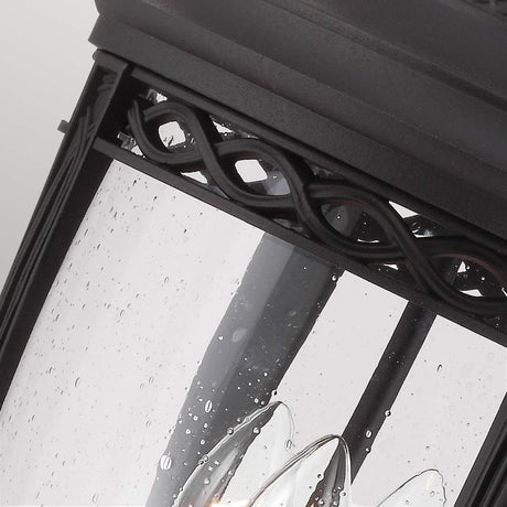 Feiss Pedestal Lantern from the English Bridle range. English Bridle 3 Light Large Pedestal Product Code = FE-EB3-L-BLK