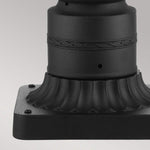 Feiss Pedestal Lantern from the English Bridle range. English Bridle 3 Light Medium Pedestal Product Code = FE-EB3-M-BLK