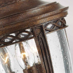 Feiss Pedestal Lantern from the English Bridle range. English Bridle 3 Light Medium Pedestal Product Code = FE-EB3-M-BRB