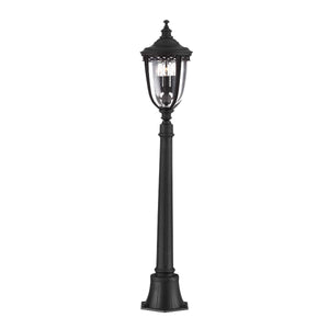Feiss Pillar Lantern from the English Bridle range. English Bridle 3 Light Medium Pillar - Lantern Product Code = FE-EB4-M-BLK