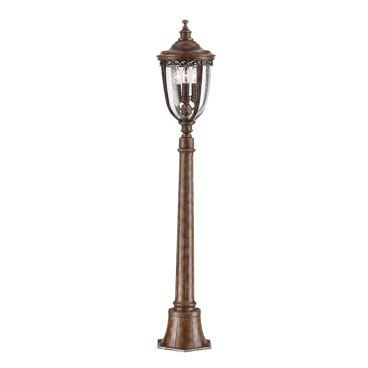 Feiss Pillar Lantern from the English Bridle range. English Bridle 3 Light Medium Pillar Lantern Product Code = FE-EB4-M-BRB