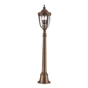 Feiss Pillar Lantern from the English Bridle range. English Bridle 3 Light Medium Pillar Lantern Product Code = FE-EB4-M-BRB