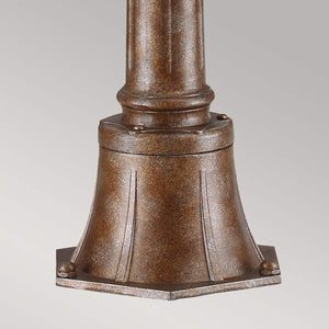 Feiss Pillar Lantern from the English Bridle range. English Bridle 3 Light Medium Pillar Lantern Product Code = FE-EB4-M-BRB