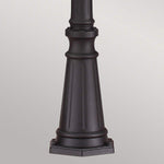 Feiss Lamp Post from the English Bridle range. English Bridle 3 Light Large Lamp Post Product Code = FE-EB5-L-BLK
