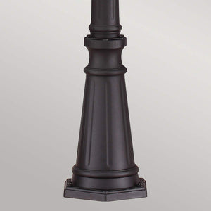 Feiss Lamp Post from the English Bridle range. English Bridle 3 Light Large Lamp Post Product Code = FE-EB5-L-BLK
