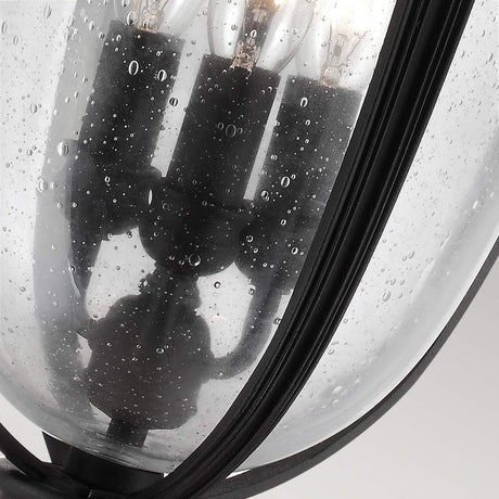 Feiss Outdoor Hanging from the English Bridle range. English Bridle 3 Light Large Chain Lantern Product Code = FE-EB8-L-BLK