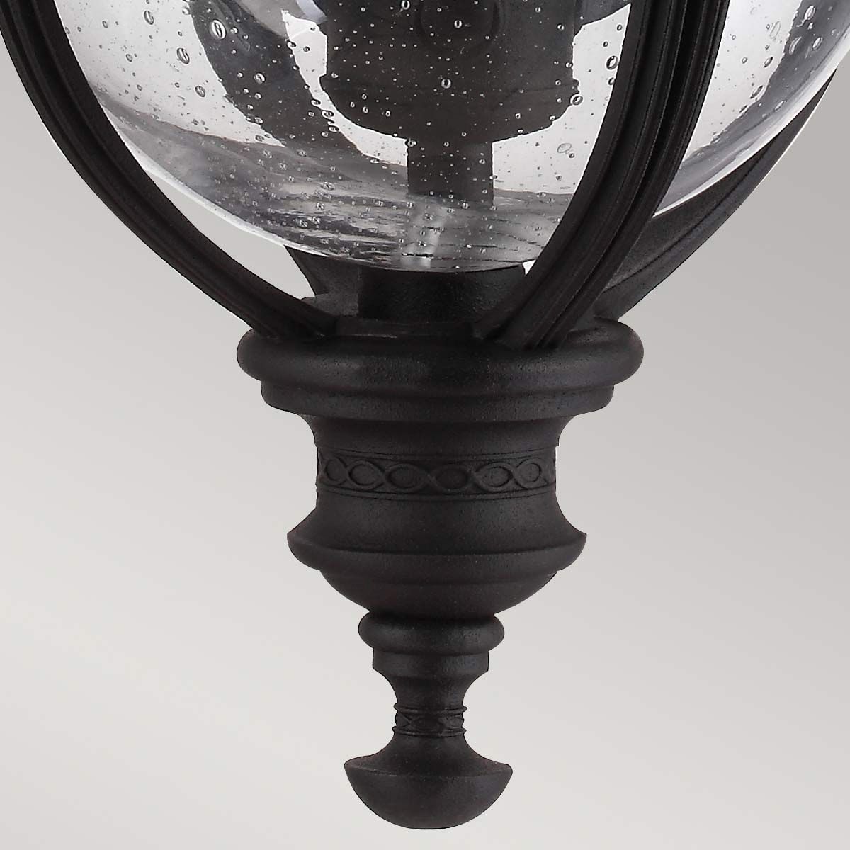 Feiss Outdoor Hanging from the English Bridle range. English Bridle 3 Light Medium Chain Lantern – SKU FE-EB8-M-BLK