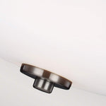 Feiss Ceiling Semi-Flush from the Evington range. Evington 2 Light Semi-Flush Product Code = FE-EVINGTON-SF-SN