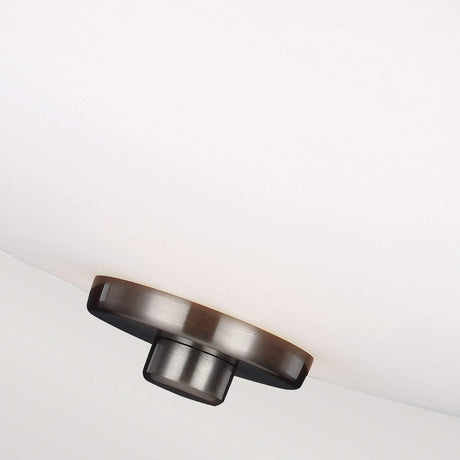 Feiss Ceiling Semi-Flush from the Evington range. Evington 2 Light Semi-Flush Product Code = FE-EVINGTON-SF-SN