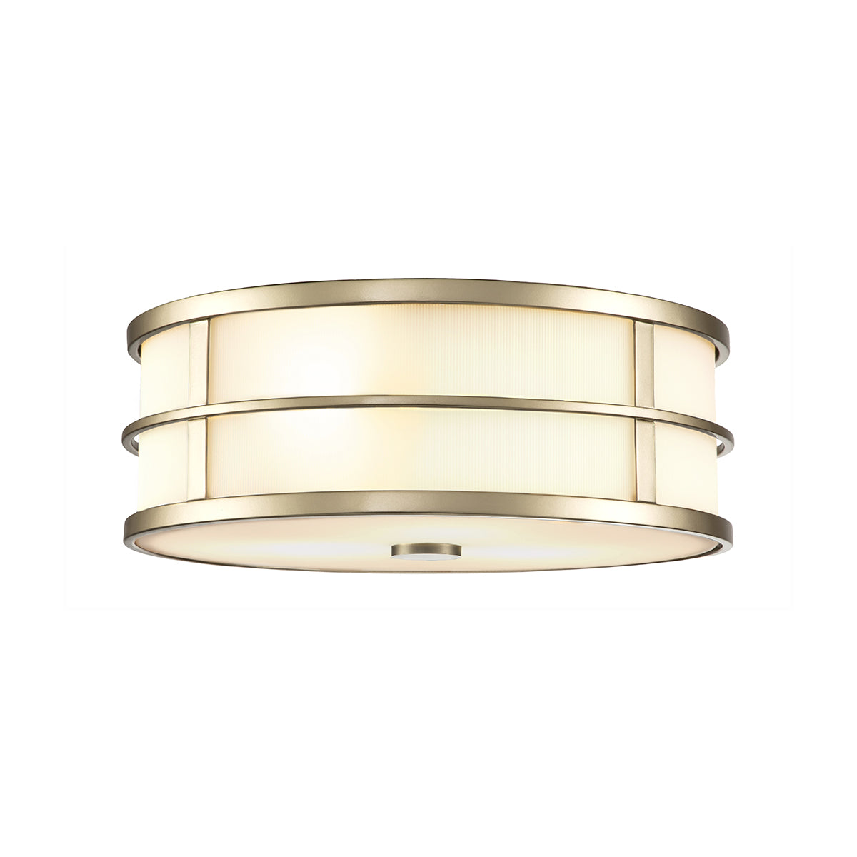 Feiss Ceiling Flush from the Fusion range. Fusion 3lt Flush Product Code = FE-FUSION-F-PNBR