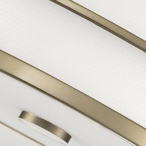Feiss Ceiling Flush from the Fusion range. Fusion 3lt Flush Product Code = FE-FUSION-F-PNBR