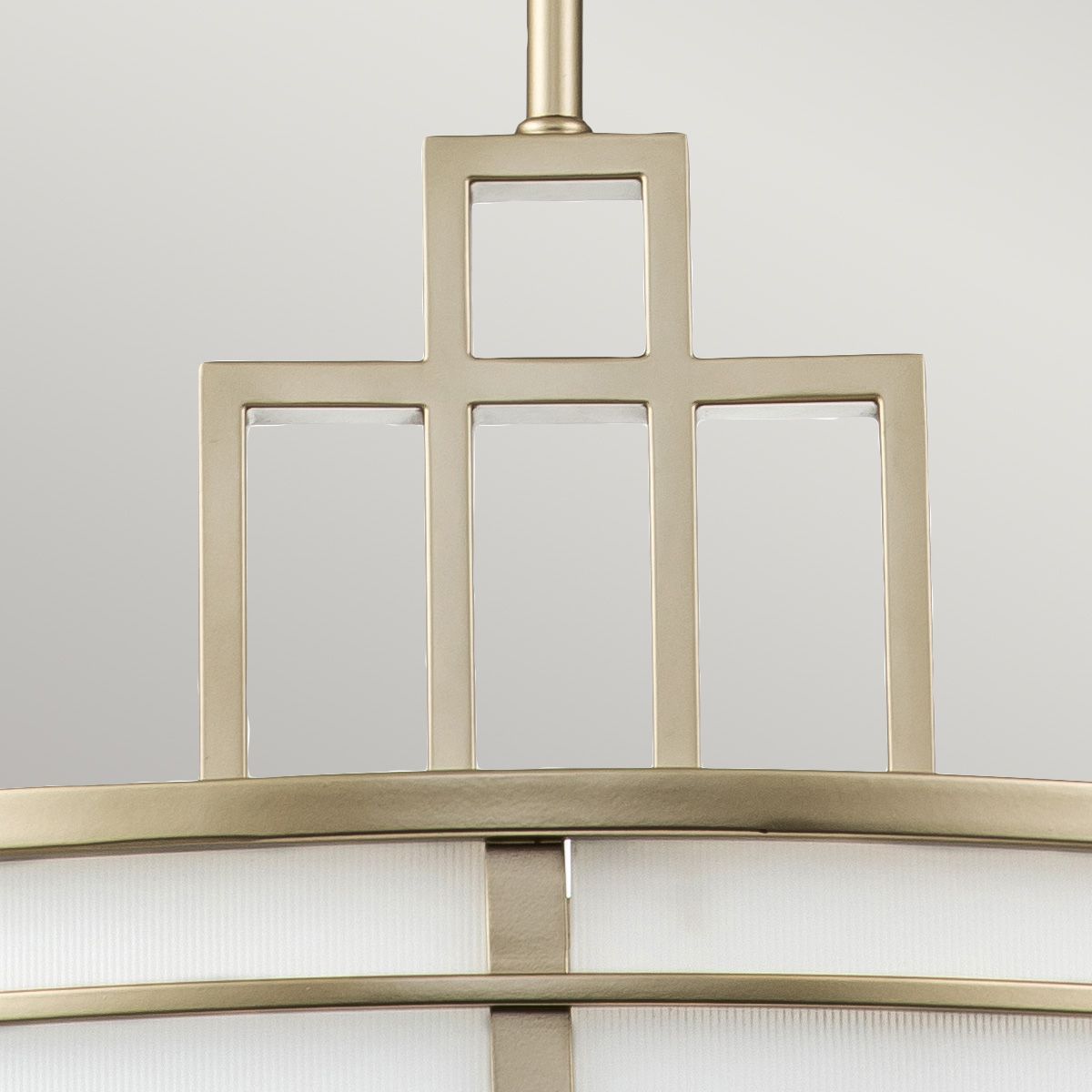 Feiss Pendant from the Fusion range. Fusion 3-light Large Pendant – SKU FE-FUSION-P-L-PNBR