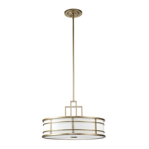 Feiss Pendant from the Fusion range. Fusion 3lt Large Pendant Product Code = FE-FUSION-P-L-PNBR