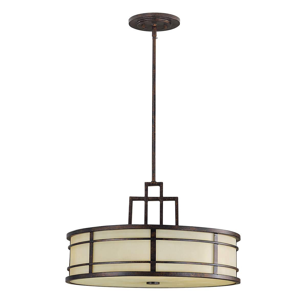 Feiss Pendant from the Fusion range. Fusion 3 Light Pendant Product Code = FE-FUSION-P-L