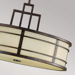 Feiss Pendant from the Fusion range. Fusion 3 Light Pendant Product Code = FE-FUSION-P-L
