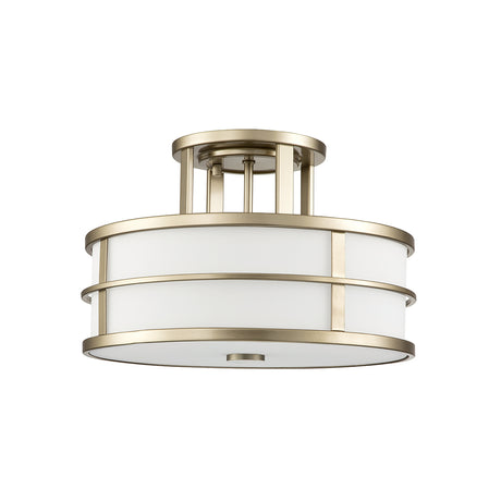 Feiss Ceiling Semi-Flush from the Fusion range. Fusion 3lt Semi-Flush Product Code = FE-FUSION-SF-PNBR