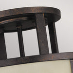 Feiss Ceiling Semi-Flush from the Fusion range. Fusion 3 Light Semi-Flush Product Code = FE-FUSION-SF