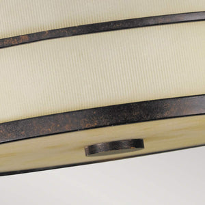 Feiss Ceiling Semi-Flush from the Fusion range. Fusion 3 Light Semi-Flush Product Code = FE-FUSION-SF
