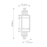 Feiss Wall Light from the Fusion range. Fusion 1 Light Wall Light – SKU FE-FUSION1