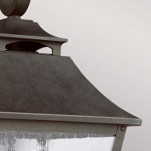Feiss Outdoor Wall Light from the Galena range. Galena 3 Light Large Wall Lantern Product Code = FE-GALENA2-L-SBL