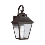 Feiss Outdoor Wall Light from the Galena range. Galena 1 Light Medium Wall Lantern Product Code = FE-GALENA2-M-SBL