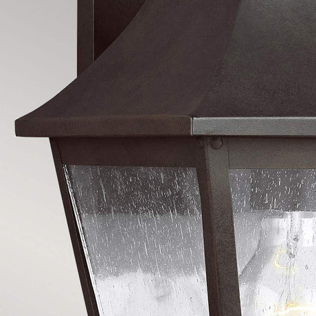 Feiss Outdoor Wall Light from the Galena range. Galena 1 Light Medium Wall Lantern Product Code = FE-GALENA2-M-SBL