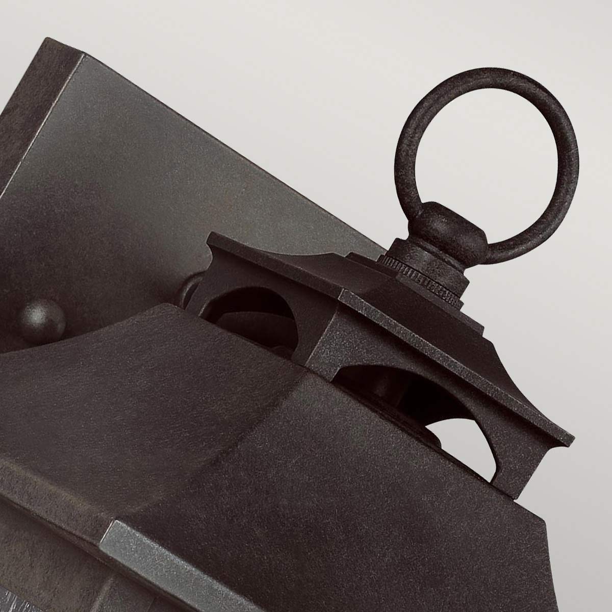 Feiss Outdoor Wall Light from the Galena range. Galena 1 Light Small Wall Lantern Product Code = FE-GALENA2-S-SBL