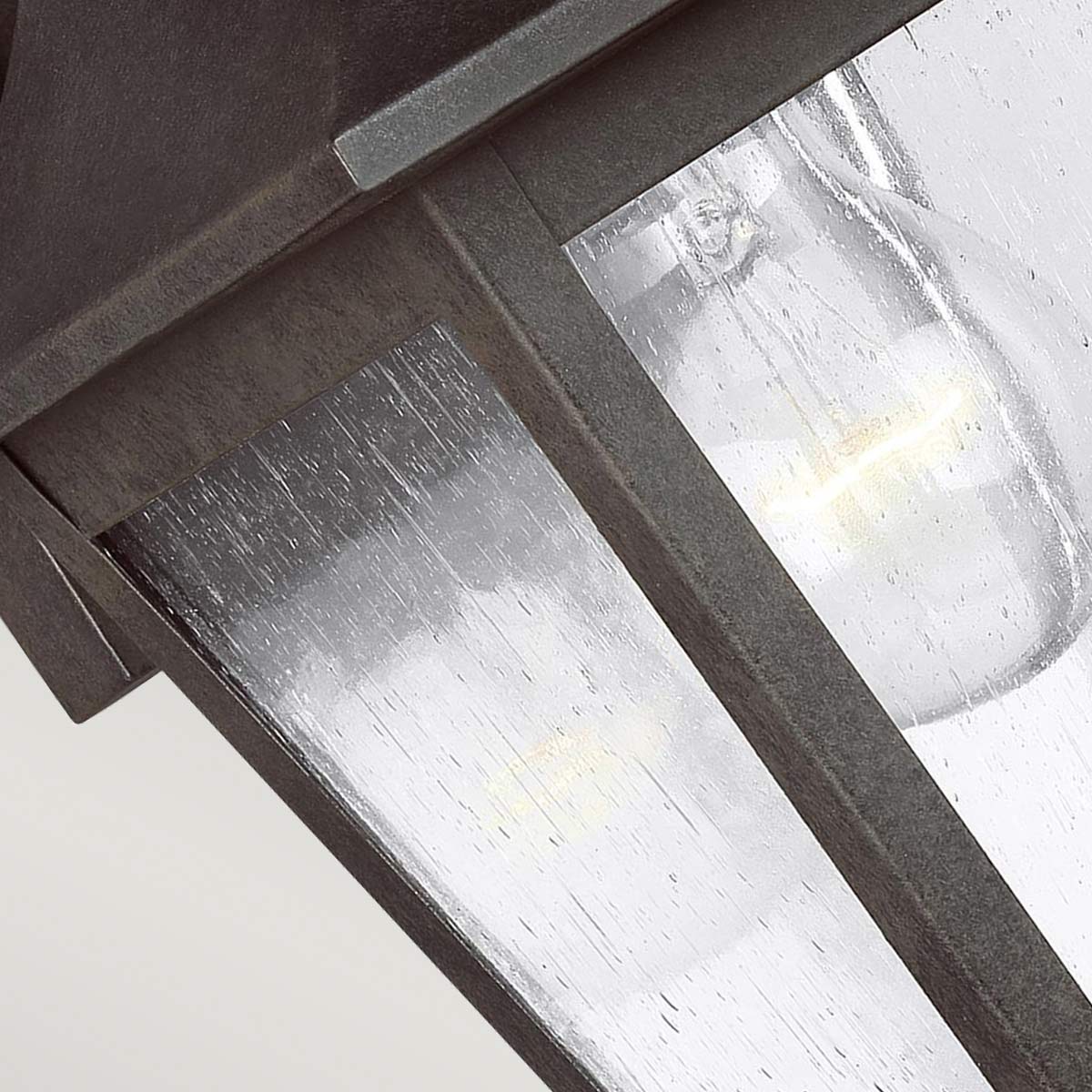 Feiss Outdoor Wall Light from the Galena range. Galena 1 Light Small Wall Lantern Product Code = FE-GALENA2-S-SBL