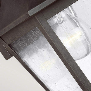 Feiss Outdoor Wall Light from the Galena range. Galena 1 Light Small Wall Lantern Product Code = FE-GALENA2-S-SBL