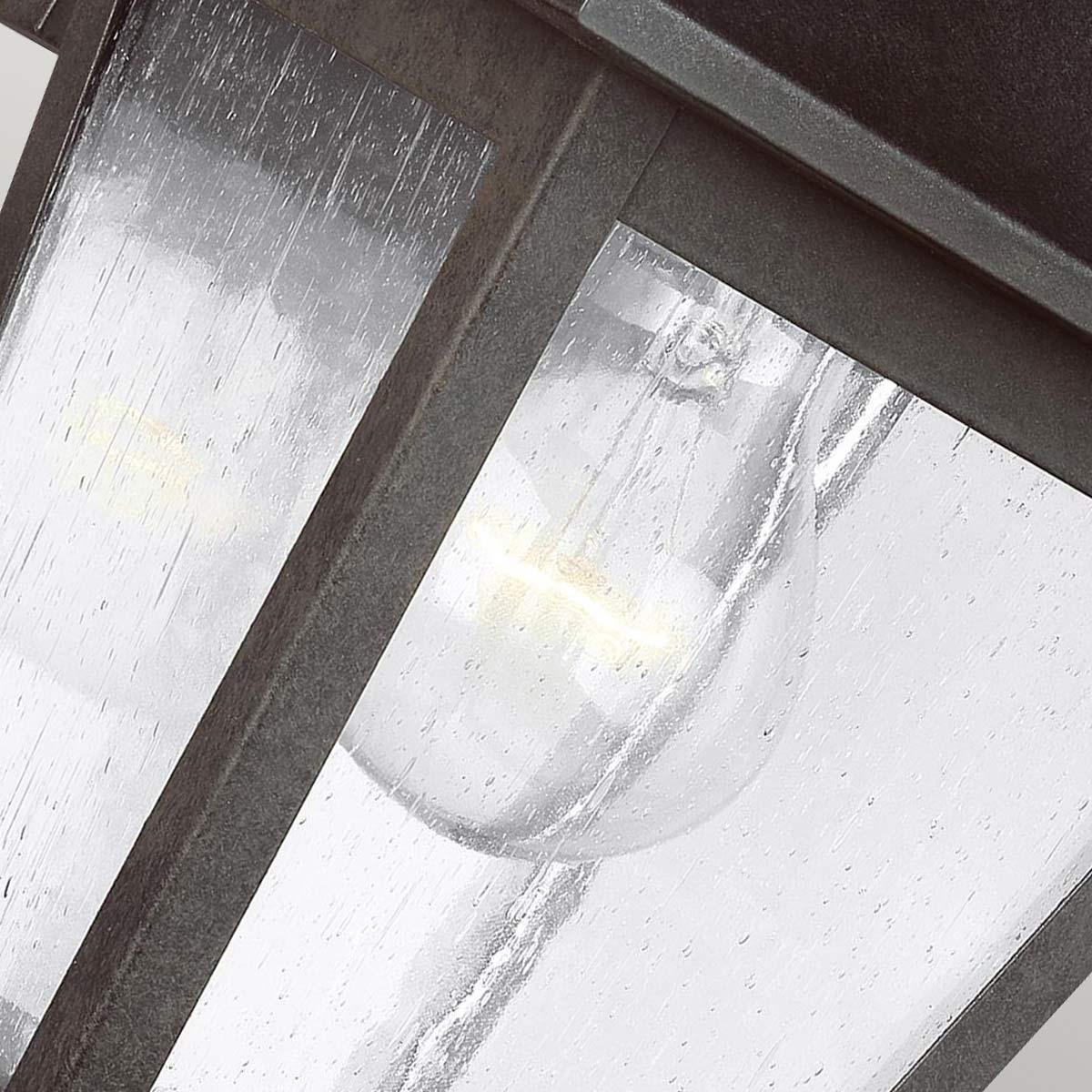 Feiss Outdoor Wall Light from the Galena range. Galena 1 Light Small Wall Lantern Product Code = FE-GALENA2-S-SBL