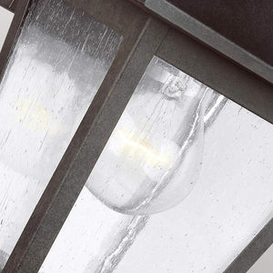 Feiss Outdoor Wall Light from the Galena range. Galena 1 Light Small Wall Lantern Product Code = FE-GALENA2-S-SBL