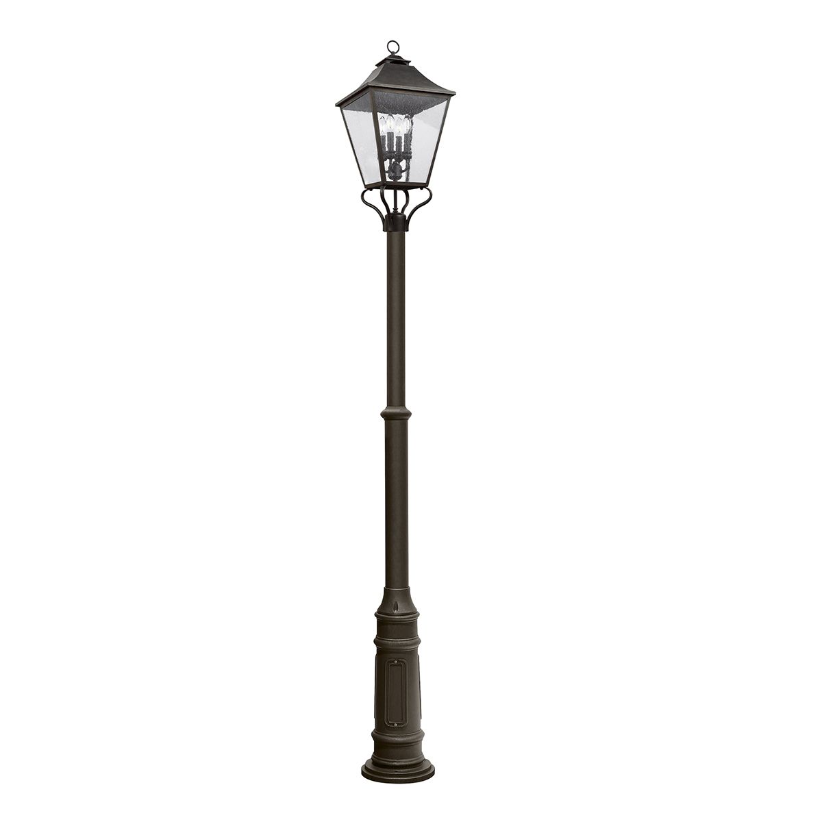 Feiss Lamp Post from the Galena range. Galena 4 Light Lamp Post – SKU FE-GALENA5-XL-SBL
