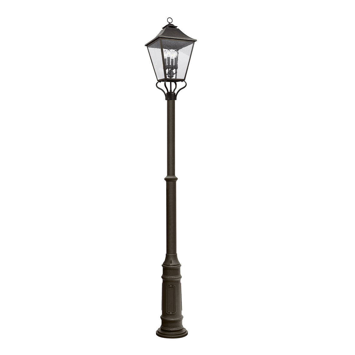 Feiss Lamp Post from the Galena range. Galena 4 Light Lamp Post Product Code = FE-GALENA5-XL-SBL