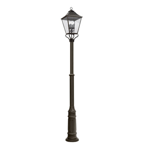 Feiss Lamp Post from the Galena range. Galena 4 Light Lamp Post Product Code = FE-GALENA5-XL-SBL