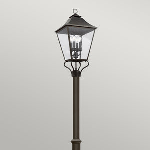 Feiss Lamp Post from the Galena range. Galena 4 Light Lamp Post Product Code = FE-GALENA5-XL-SBL