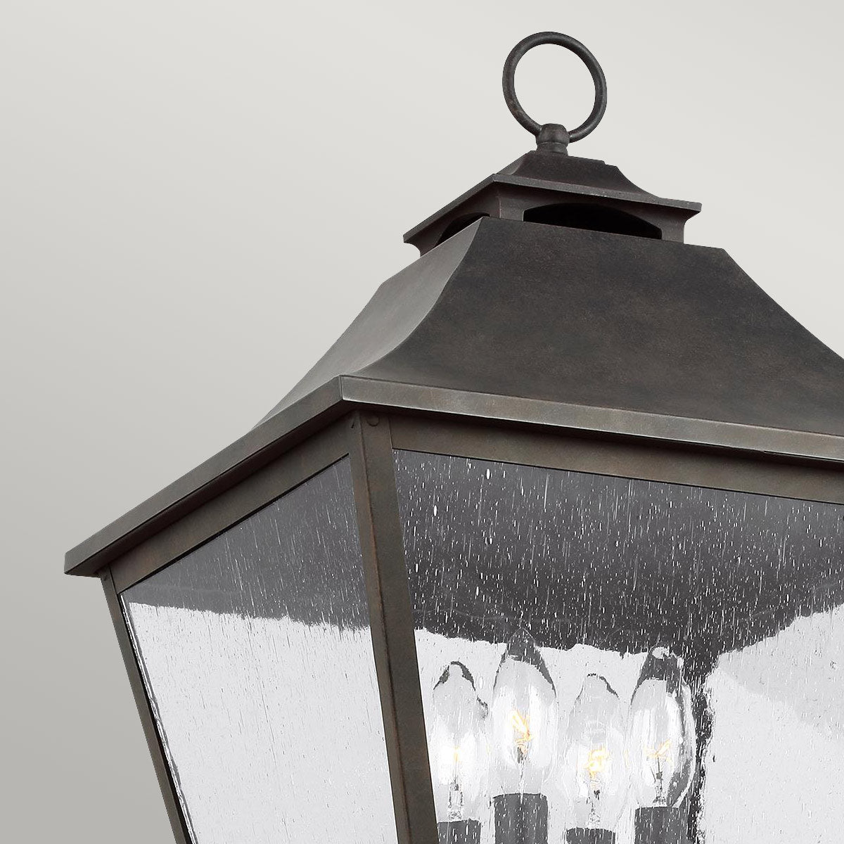 Feiss Lamp Post from the Galena range. Galena 4 Light Lamp Post Product Code = FE-GALENA5-XL-SBL