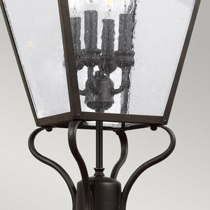 Feiss Lamp Post from the Galena range. Galena 4 Light Lamp Post Product Code = FE-GALENA5-XL-SBL