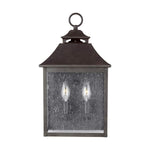 Feiss Outdoor Wall Light from the Galena range. Galena 2 Light Half Lantern Product Code = FE-GALENA7-SBL