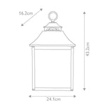 Feiss Outdoor Wall Light from the Galena range. Galena 2 Light Half Lantern – SKU FE-GALENA7-SBL