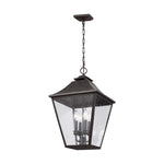 Feiss Outdoor Hanging from the Galena range. Galena 4 Light Chain Lantern Product Code = FE-GALENA8-XL-SBL