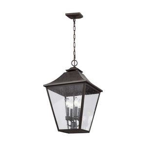 Feiss Outdoor Hanging from the Galena range. Galena 4 Light Chain Lantern Product Code = FE-GALENA8-XL-SBL