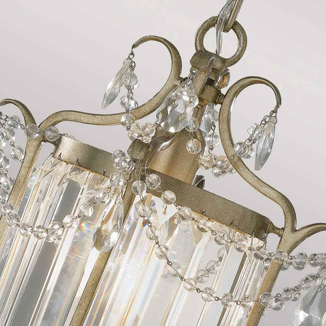 Feiss Pendant from the Gianna range. Gianna 1 Light Pendant Product Code = FE-GIANNA1C